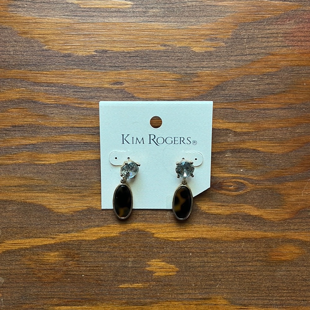 Kim Rogers Tortoise Shell Earrings